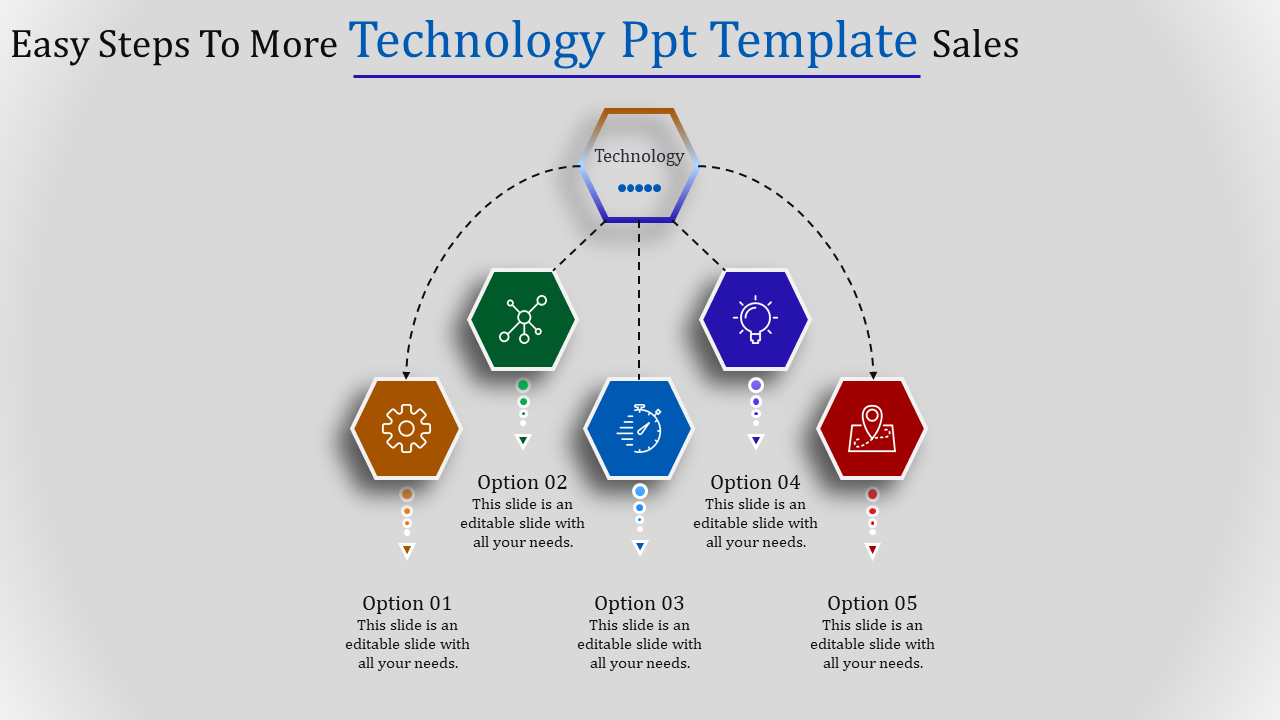 Excellent Technology PPT Template Slide Themes Design